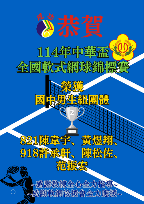 114中華盃軟網圖片