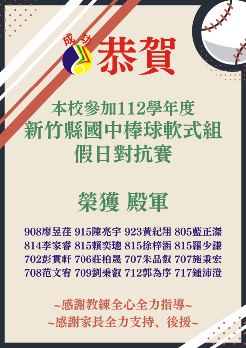 112-2假日對抗賽棒球